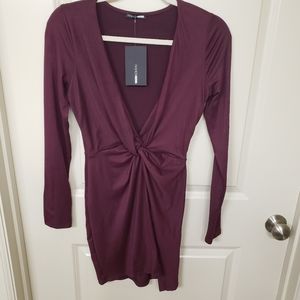 NWT Fashion Nova Sugar Frenzy long-sleeved bodycon dress